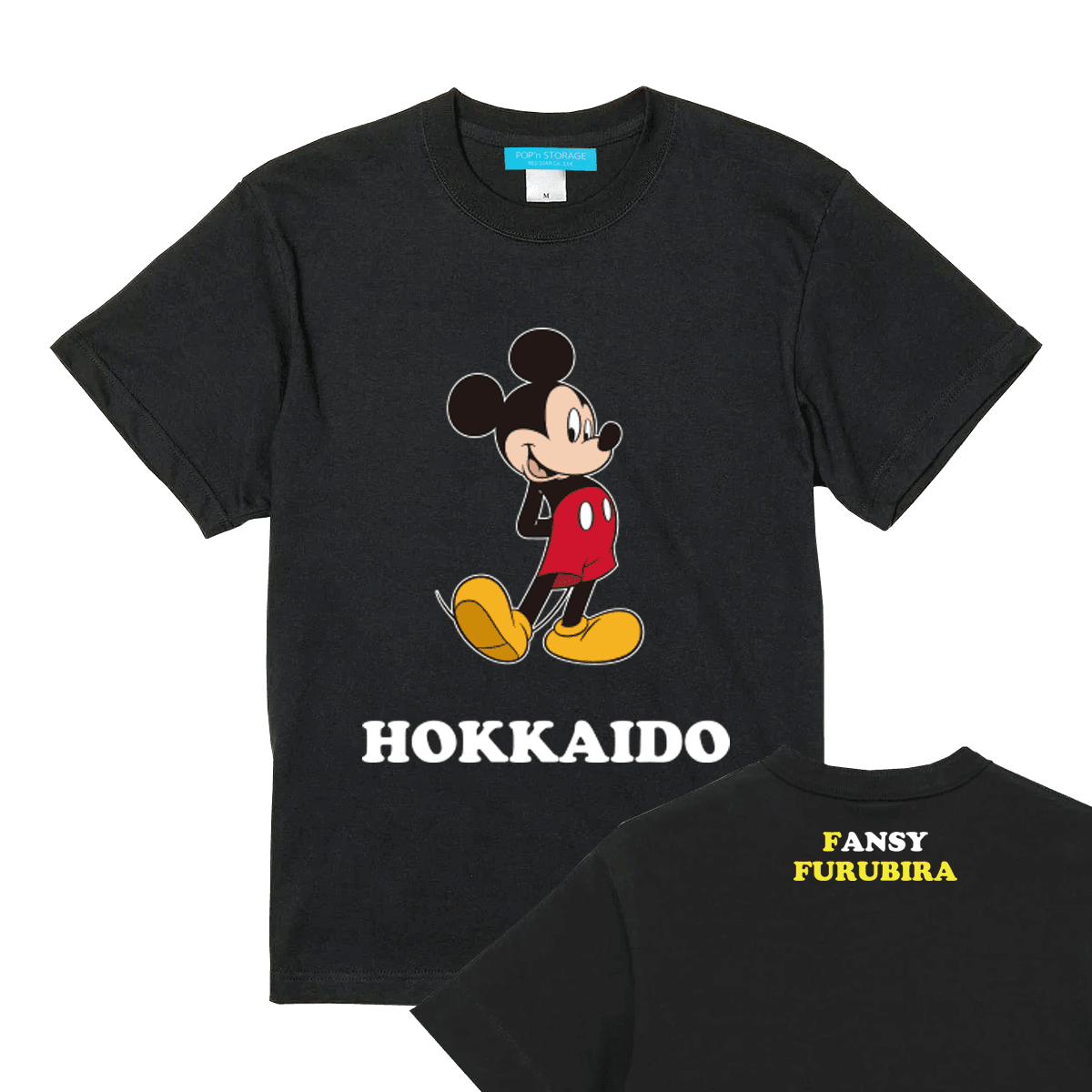 ミッキー“北海道”× FANSY Tシャツ（BLACK ONLY）