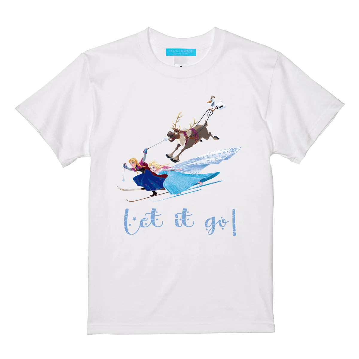 アナと雪の女王“スノーアドベンチャー”Tシャツ（WHITE・BLACK）
