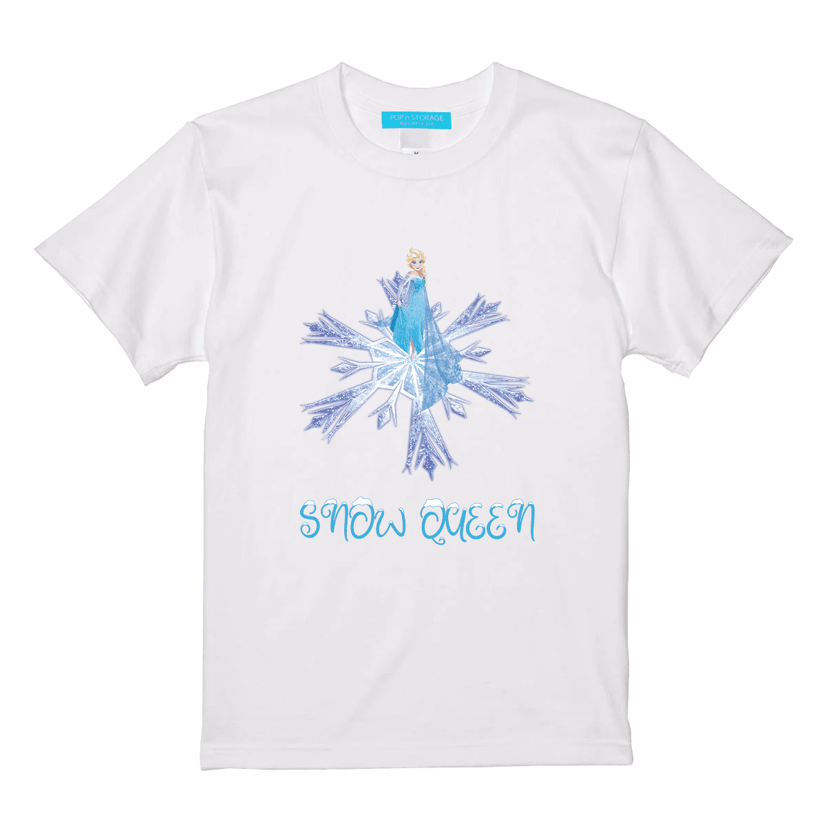 アナと雪の女王“スノークイーン”Tシャツ（WHITE・BLACK）