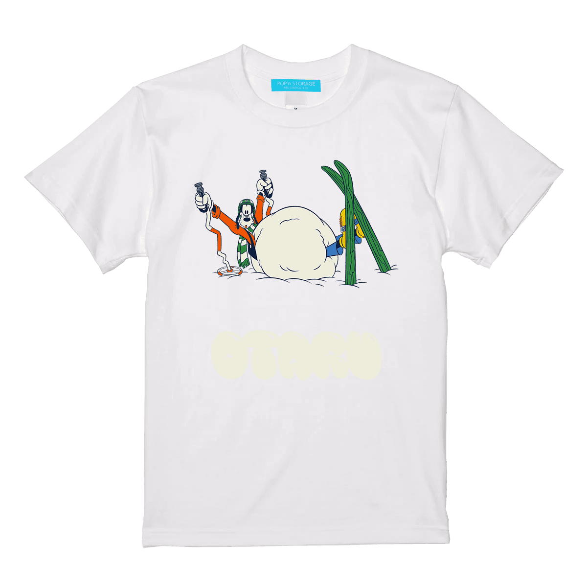 グーフィー“スノーボール”Tシャツ（WHITE・BLACK）