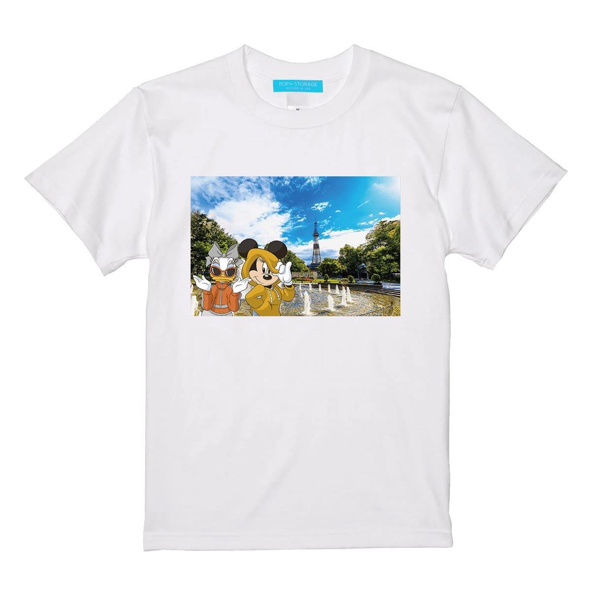 ミニー&デイジー“大通公園”Tシャツ（WHITE・BLACK）