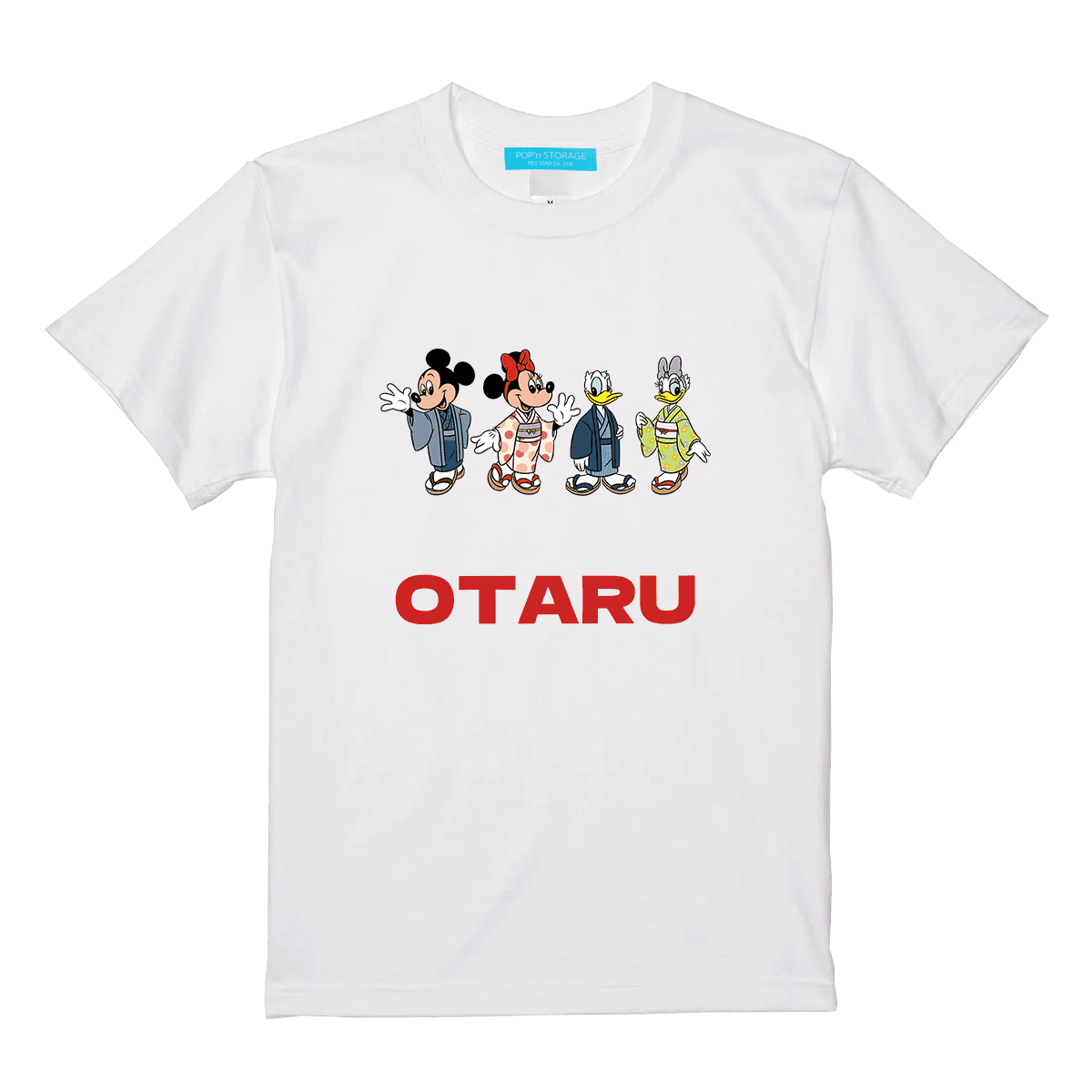 ミッキー&フレンズ“小樽”Tシャツ（WHITE・BLACK）