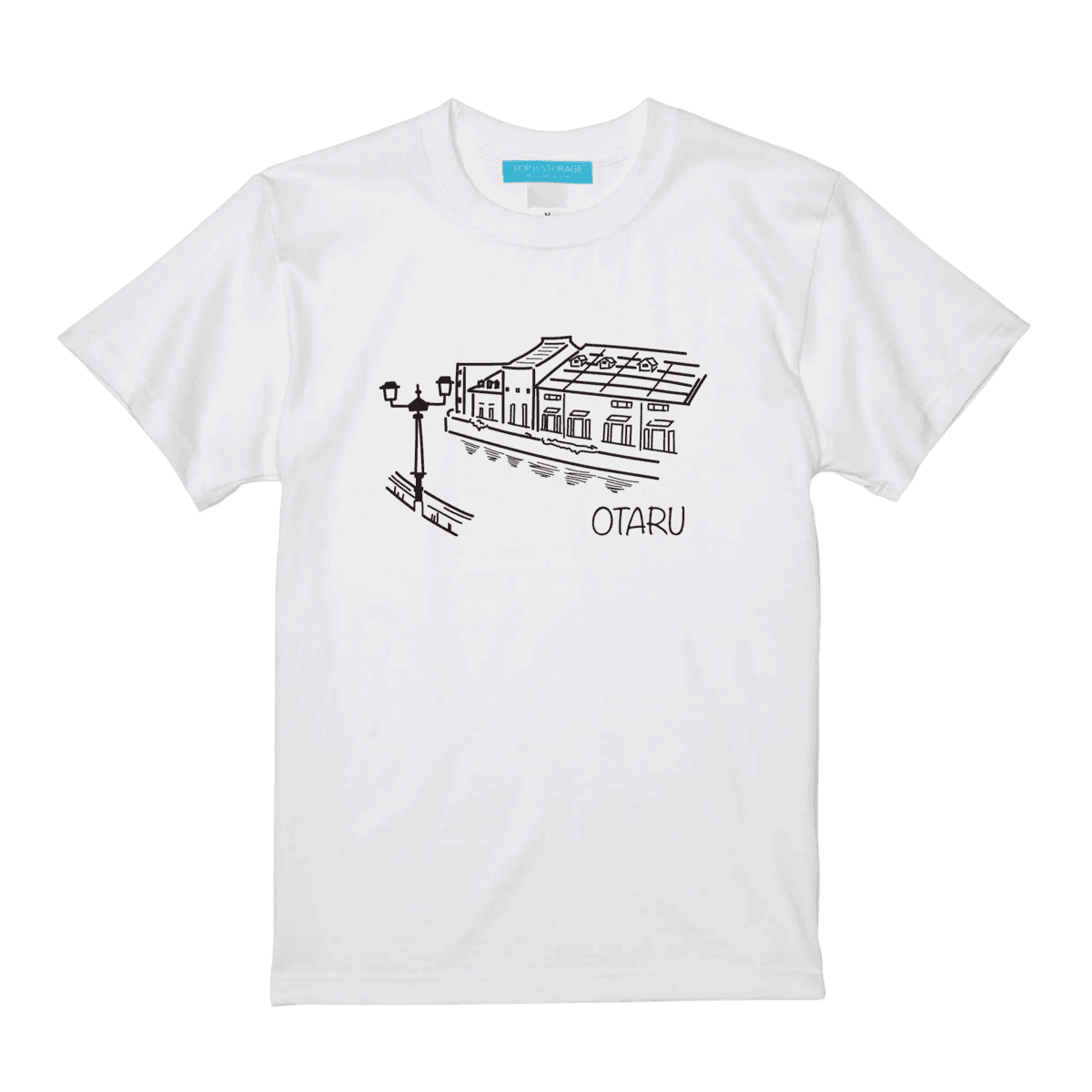 “小樽運河 -Sketch-”Tシャツ(WHITE)