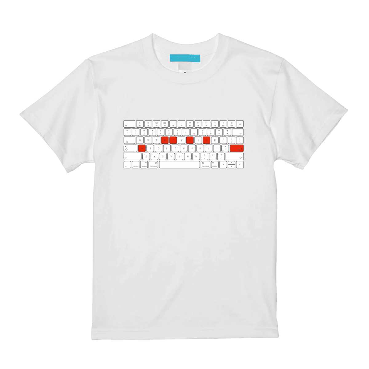 “キーボード”Tシャツ(WHITE)