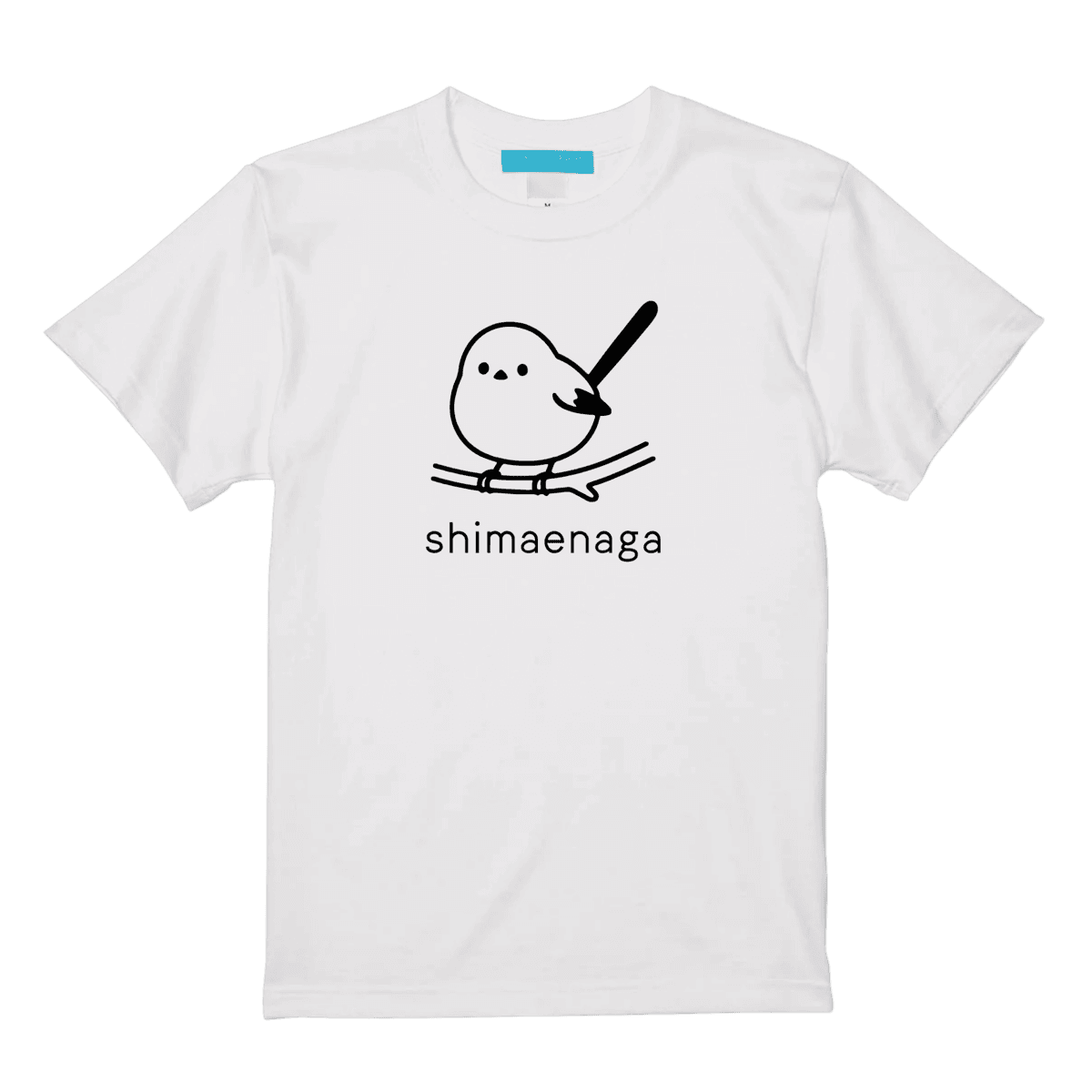 “シマエナガ”Tシャツ(WHITE)